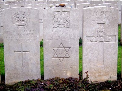 Grave of a soldier of the Manchester Regiment