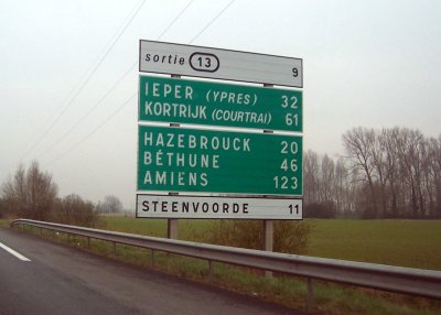 French road-sign